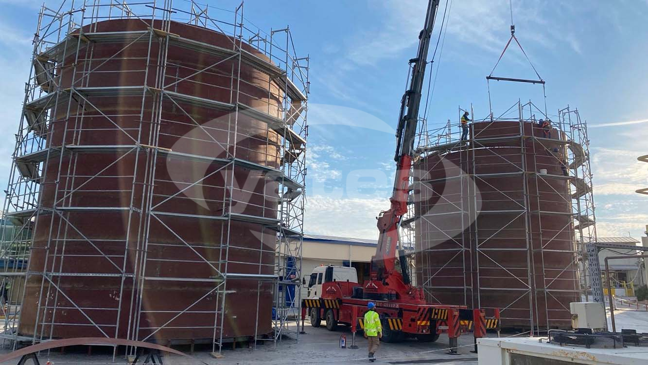 Şanlıurfa Siverek 5000-3000 ve BBL Tank İmalatı Yapım işi 2